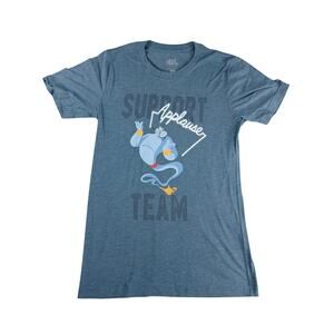 Disney Aladdin Genie Shirt Womens Small Raw Threads T-Shirt Support Team